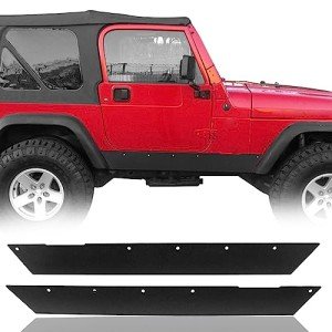 Hooke Road Rock Slider Armor for Jeep Wrangler TJ