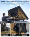 BAMACAR Hard Shell Rooftop Tent for Camping