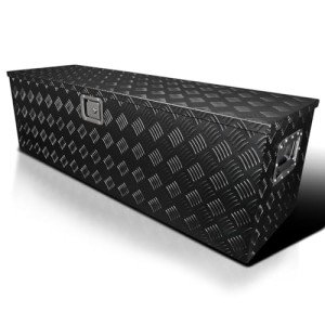 44" Heavy Duty Black Aluminum Underbody Tool Box