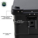 Overland Vehicle Aluminum Box 53Qt - Black