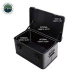 Overland Vehicle Aluminum Box 53Qt - Black