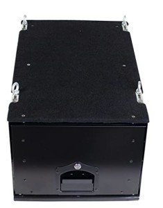 Universal Black Cargo Box with Slide-Out Drawer