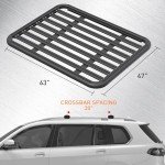 WILDROAD Aluminium Roof Rack Platform 160x119.4 cm