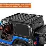 Hooke Road Aluminum Roof Rack for Jeep TJ