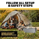 Compact Stainless Steel Camping Fire Pit 13.6