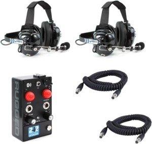 Portable 2-Person Intercom Kit for Off-Road Vehicles