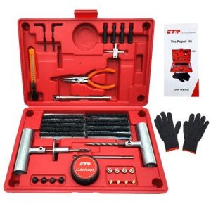 Universal Heavy Duty Tire Plug Kit - 68pcs