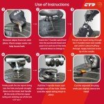 Universal Heavy Duty Tire Plug Kit - 68pcs