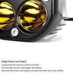 Yellow 3-Inch LED Pod Lights for 4WD