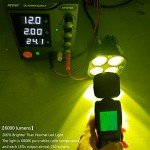 Yellow 3-Inch LED Pod Lights for 4WD