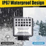 10PCS 4" Waterproof LED Light Pods for Off-Road