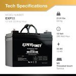 33Ah 12V Deep Cycle Battery for 4WD Upgrades