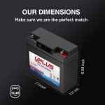 UPLUS 12V 20Ah AGM Deep Cycle Battery