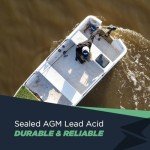 Lightweight 12V 50Ah Deep Cycle AGM Battery