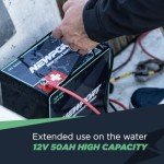 Lightweight 12V 50Ah Deep Cycle AGM Battery