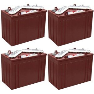 Trojan T-1275 12V 150Ah Deep Cycle Battery (x4)