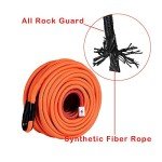 95ft Synthetic Winch Rope with Hook and Fairlead