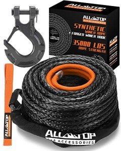 ALL-TOP 35000Lbs Synthetic Winch Rope Kit