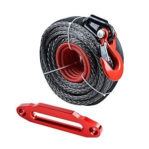 Astra Depot 92ft Synthetic Winch Rope Kit