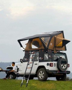 BAMACAR Hard Shell Rooftop Tent for Camping