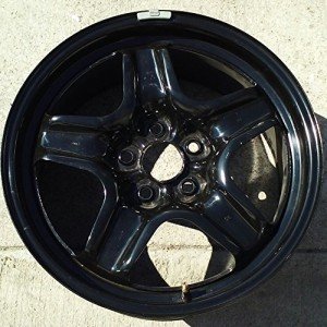 Chevrolet 18x8 Stainless Steel Wheels - Black