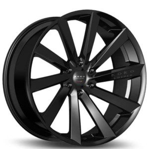 Koko Kuture Kapan 26" Gloss Black Wheels Set