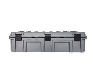 117 QT Dark Gray Dry Box with Drain & Opener