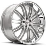 XIX X23 Staggered 22" Silver Rims Set of 4
