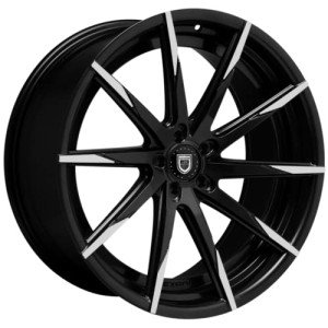 Lexani CSS 15 Staggered 22" Black Concave Rims