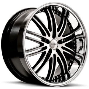 XIX X23 Staggered 22-Inch Black Machine Rims