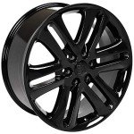 22" Gloss Black Wheels & Tires for Ford F-150