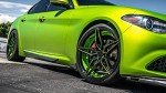 AC Wheels AC01 20" Gloss Black Lime Green Rims