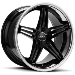 XIX X63 Gloss Black 20" Staggered Wheels Set