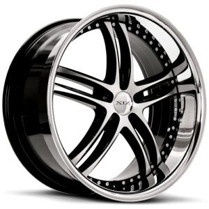 XIX X15 Staggered 22" Black Machine Rims