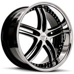 XIX X15 Staggered 22" Black Machine Rims