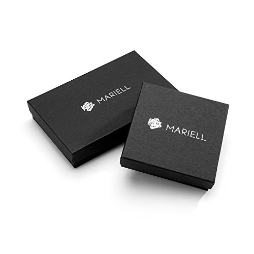 Elegant Mariell Pearl Dangle Earrings with Zirconia Crystals