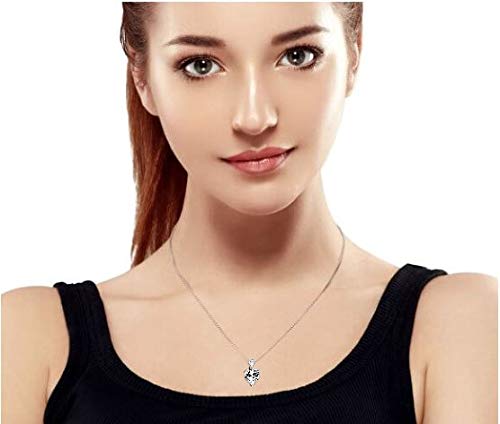 Heart-Shaped 5CT CZ Solitaire Pendant Necklace for Women
