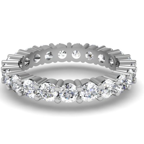 White Gold 2.50 Carat Diamond Eternity Wedding Band