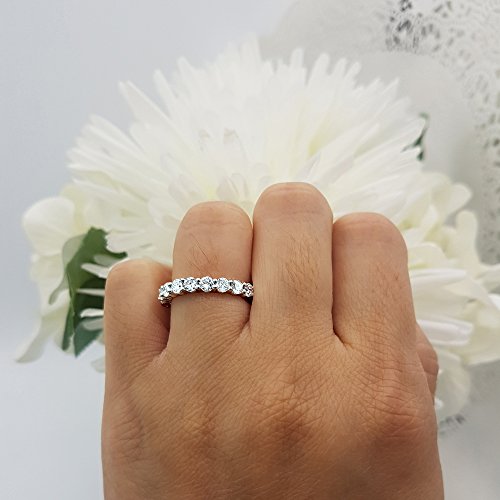 White Gold 2.50 Carat Diamond Eternity Wedding Band