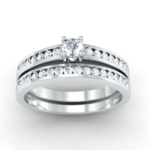 Dazzlingrock Collection 0.55 CTW Diamond Bridal Set