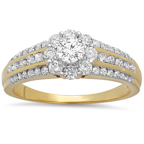 Dazzlingrock Collection 1.25 CTW Round Diamond Bridal Ring