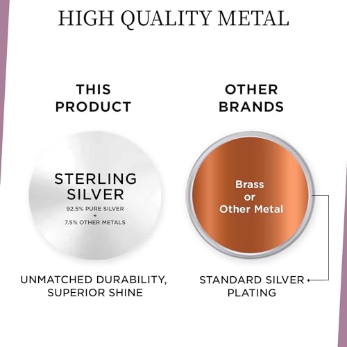 Sterling Silver Cross Pendant with Black & White Diamonds