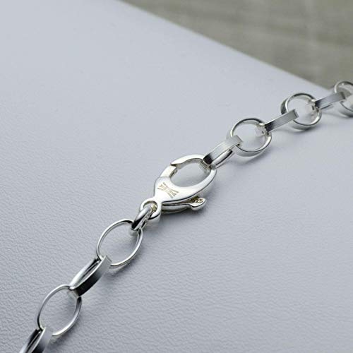 Personalized Heart Charm Bracelet in Sterling Silver