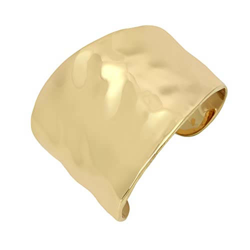 Robert Lee Morris Soho Hammered Cuff Bracelet, Gold, (386189GLD710)