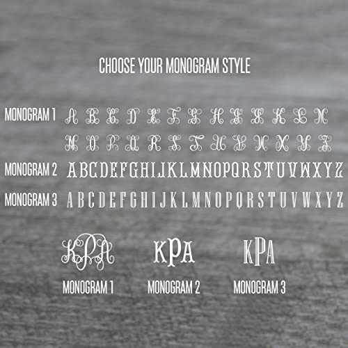 Personalized Monogram Charm Bracelet in Sterling Silver