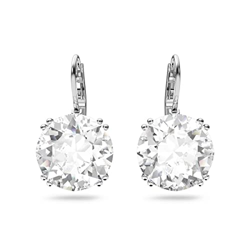 Swarovski Millenia Round Cut Crystal Earrings in White