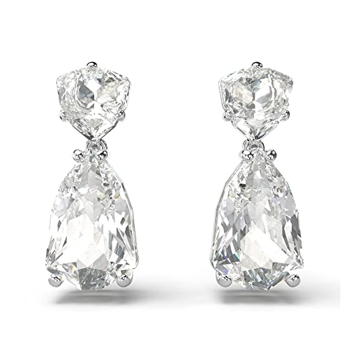 Swarovski Mesmera Drop Earrings with Large Clear Stones