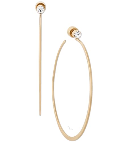 Gold Michael Kors Whisper Hoop Earrings MKJ5999710