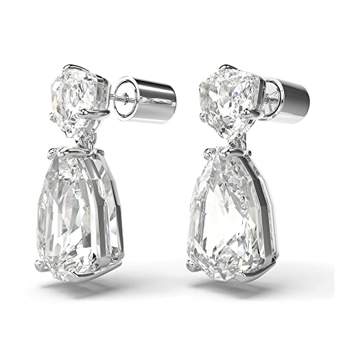 Swarovski Mesmera Drop Earrings with Large Clear Stones
