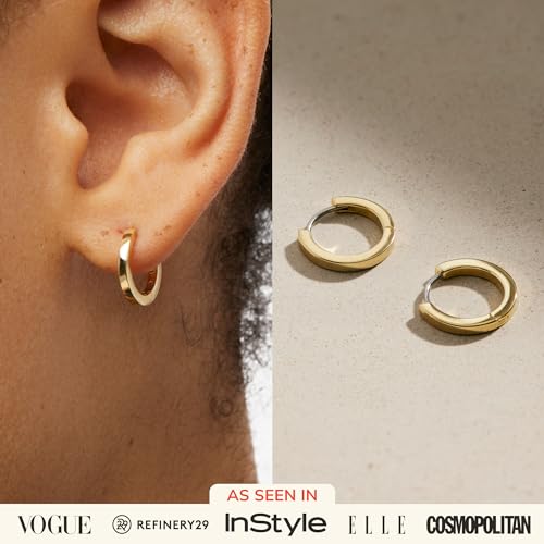 Ana Luisa 14K Gold Huggie Hoop Earrings - Stylish & Hypoallergenic